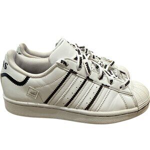 Adidas Superstar Youth Sneakers | White & Black | Size 3.5Y